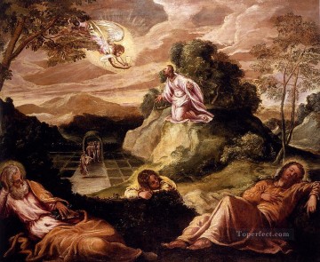 ロブスティ ヤコポ 庭園の苦しみ イタリア ルネサンス ティントレット Oil Paintings